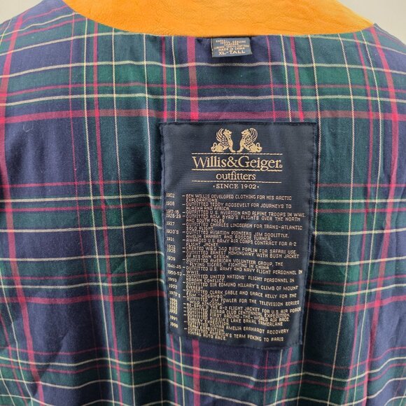 Willis & Geiger Outfitters Mens Vest Suede Leather Jacket Classic Western XL T - Picture 8 of 12